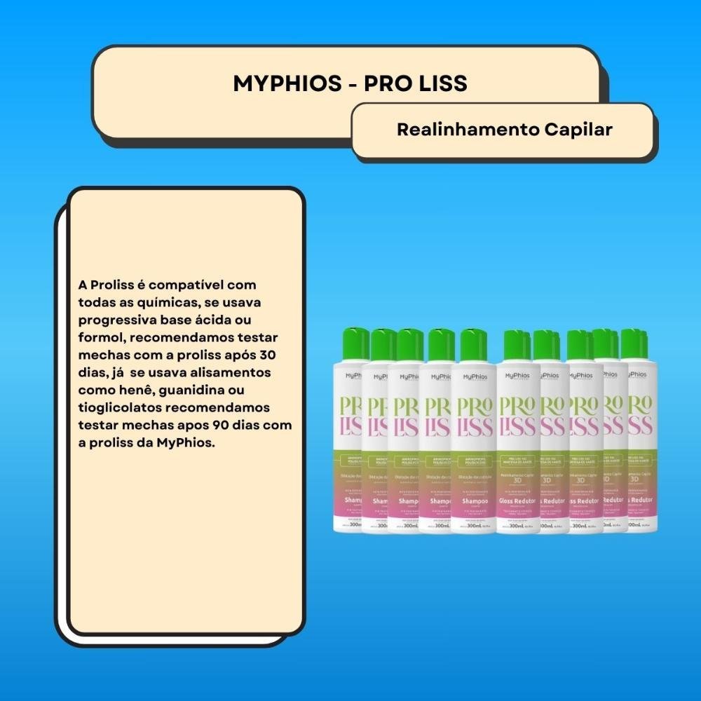 MyPhios ProLiss Kit 5 Realinhamento Capilar 300ml ÚNICO 2