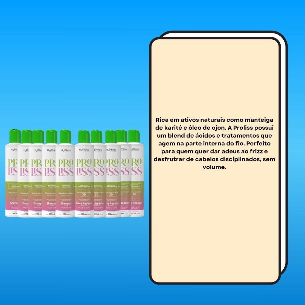 MyPhios ProLiss Kit 5 Realinhamento Capilar 300ml ÚNICO 3