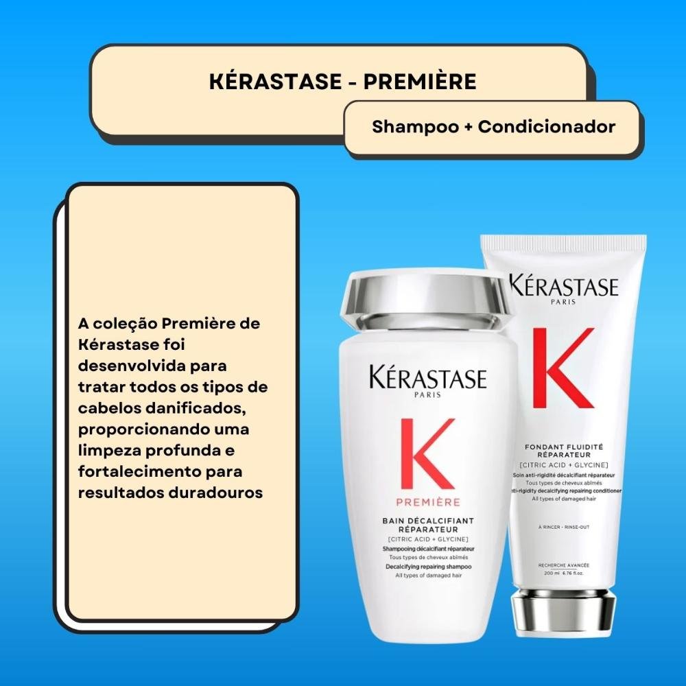 Kérastase Première Kit Shampoo 250ml e Condicionador 200ml ÚNICO 2