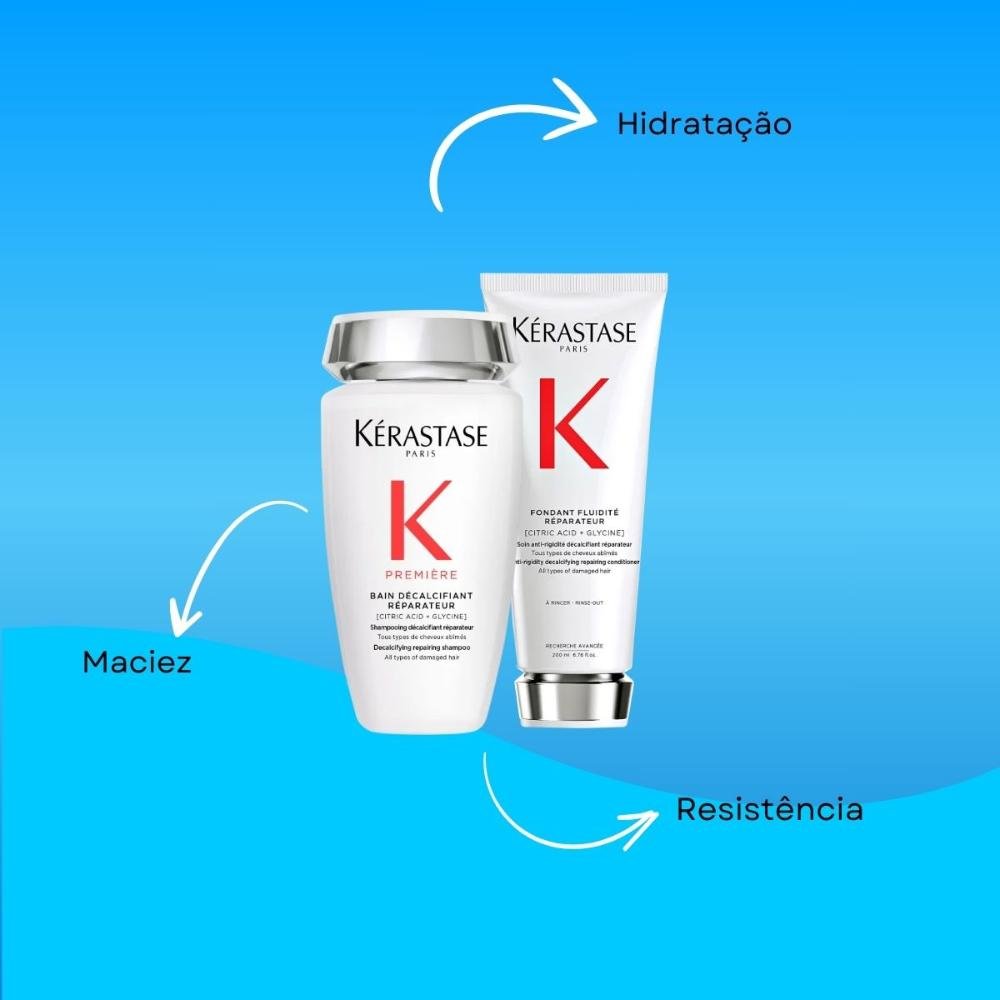 Kérastase Première Kit Shampoo 250ml e Condicionador 200ml ÚNICO 4