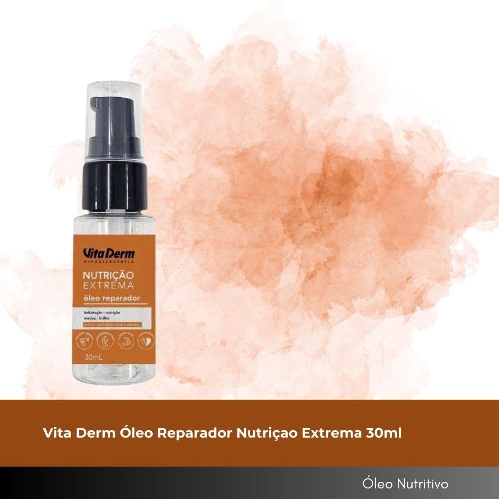 Vita Derm Óleo Reparador Nutriçao Extrema 30ml 30ml 2