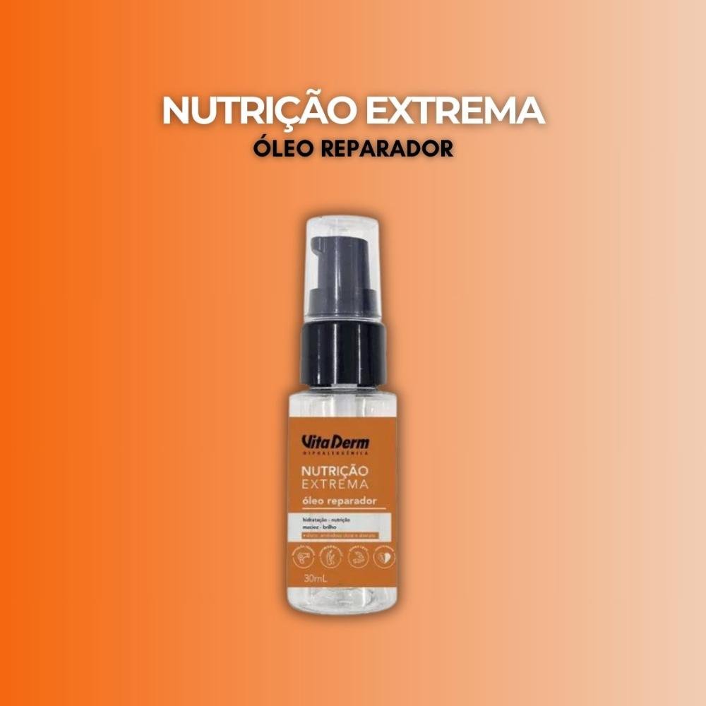 Vita Derm Óleo Reparador Nutriçao Extrema 30ml 30ml 3