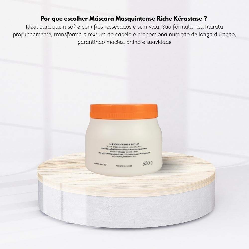 Máscara Kérastase Nutritive Masquintense Riche Máscara de Nutrição 500 g 500g 5