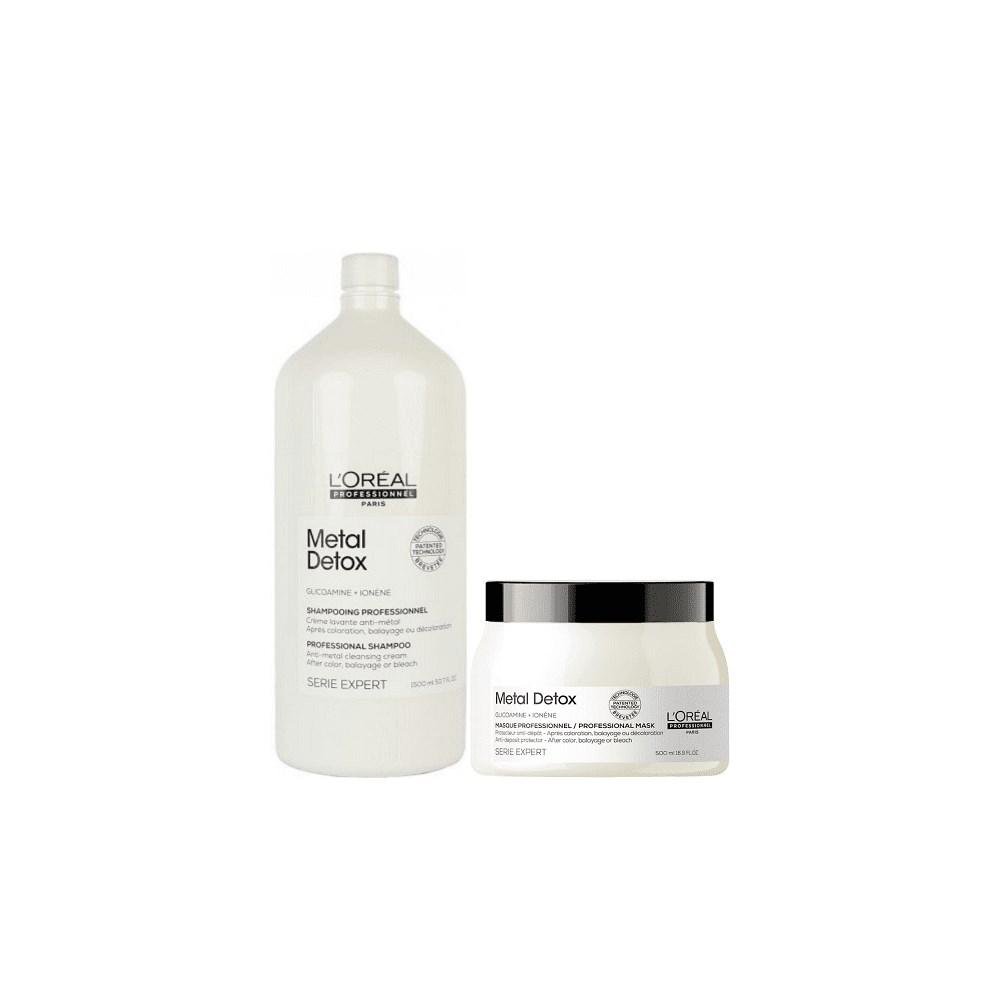 L'Oréal Professionnel Metal Detox Shampoo 1,5L+ Máscara 500g ÚNICO 2