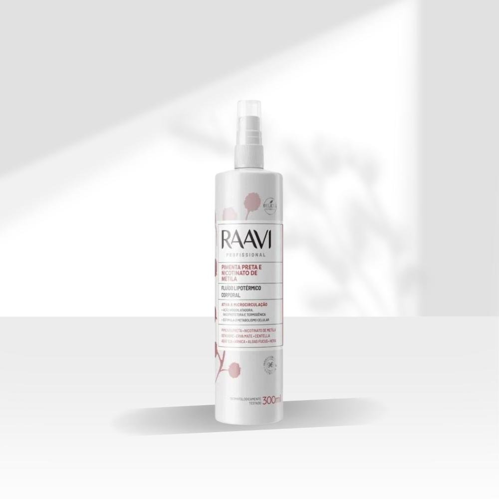 Raavi Fluido Lipotérmico Pimenta Preta e Nicotinato de Metila 300 ml 300ml 3