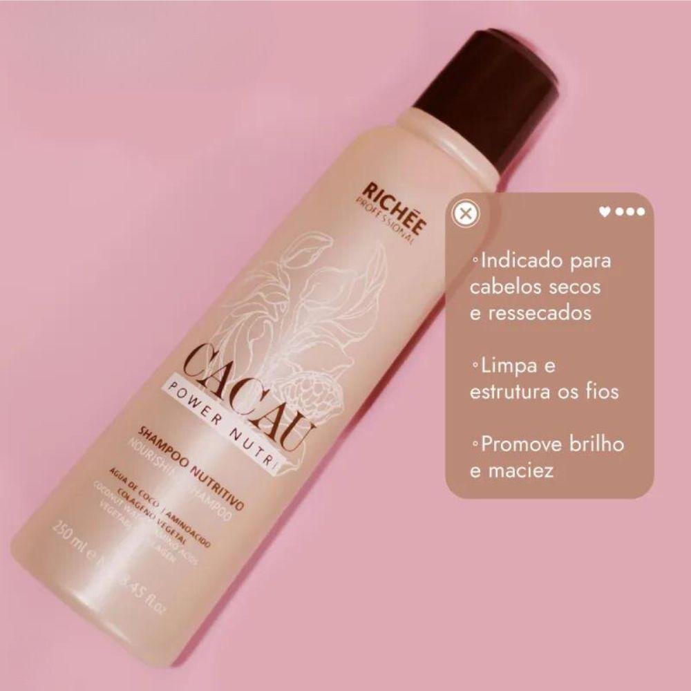 Richée Cacau Power Nutri Shampoo 250ml 250ml 2