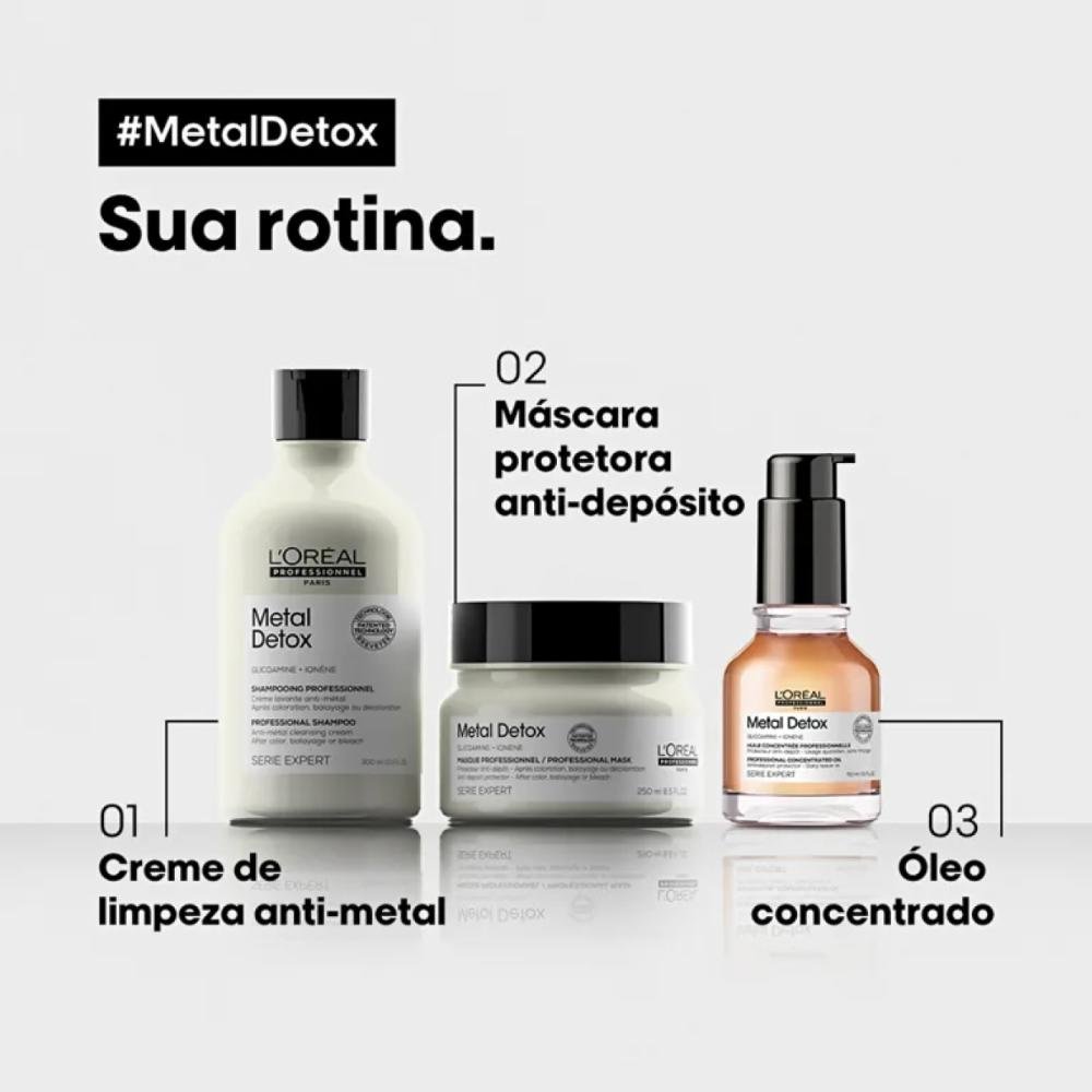 L'Oréal Professionnel Metal Detox Óleo Capilar 50ml 50ml 3