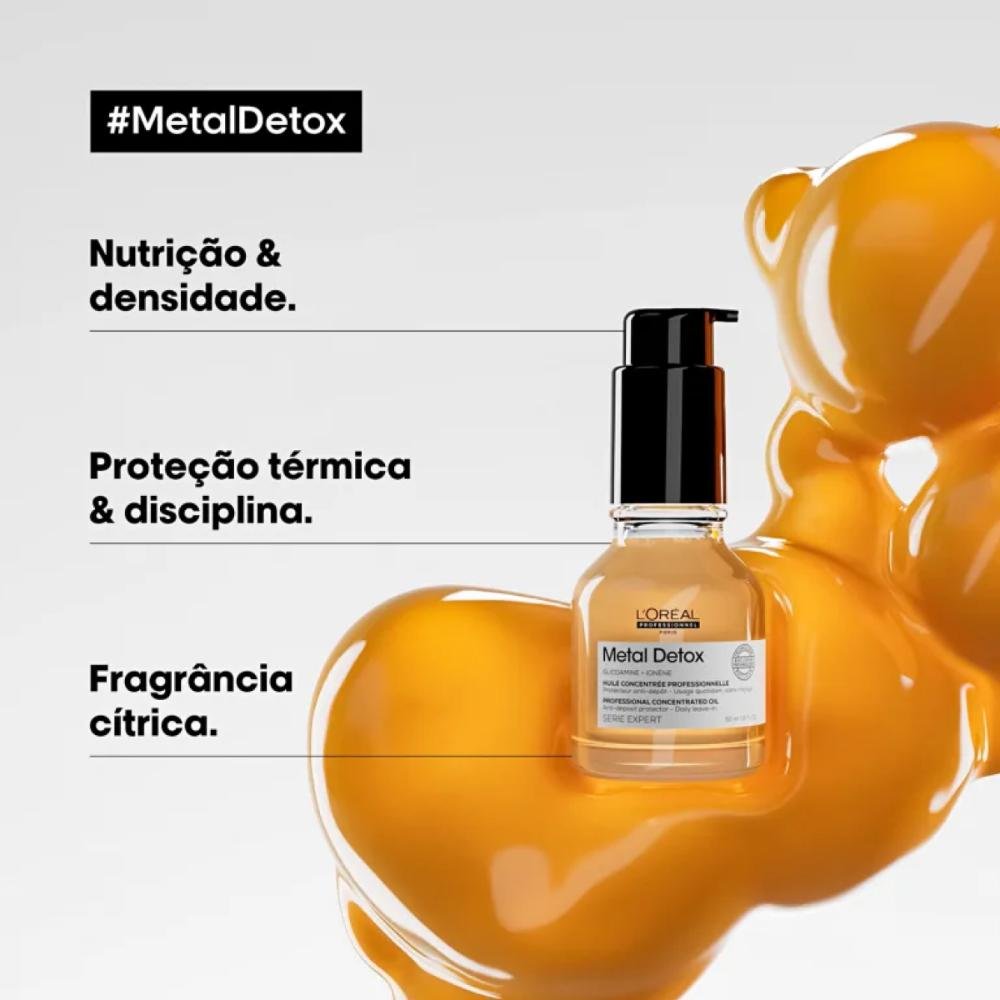 L'Oréal Professionnel Metal Detox Óleo Capilar 50ml 50ml 5
