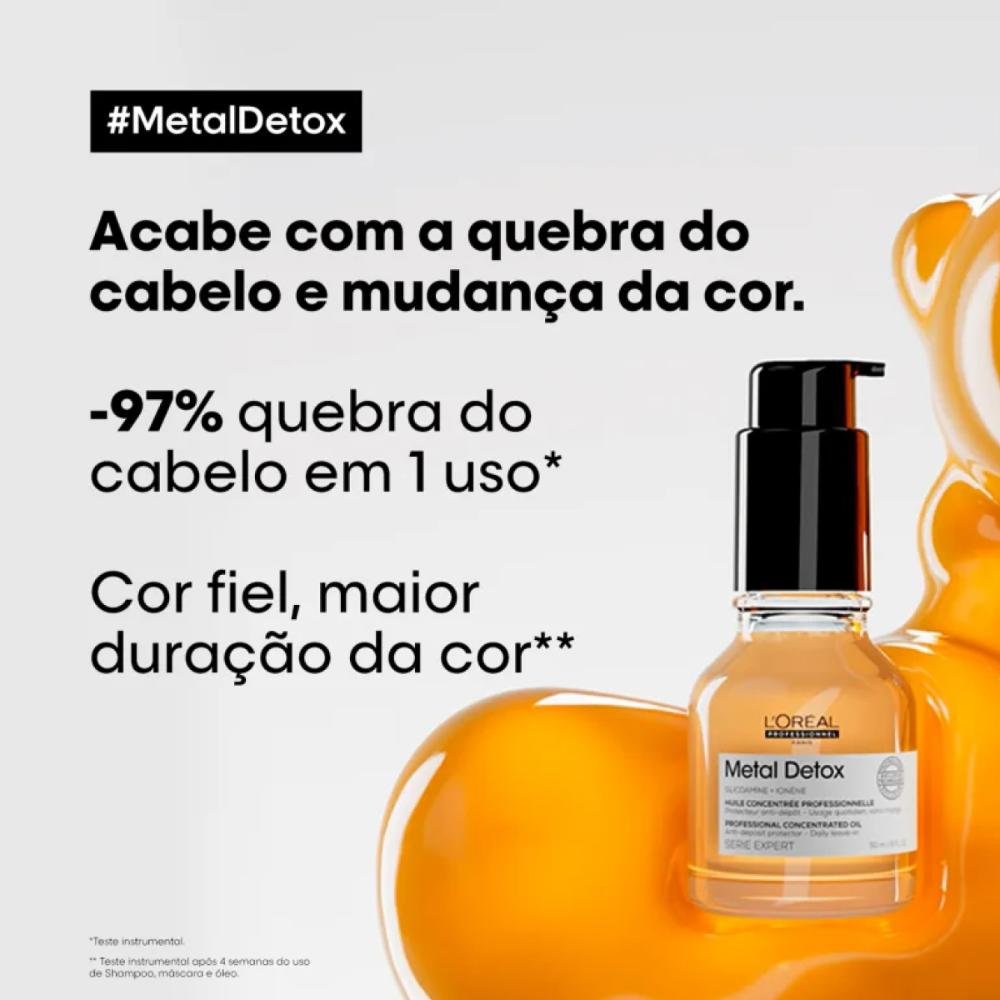 L'Oréal Professionnel Metal Detox Óleo Capilar 50ml 50ml 6