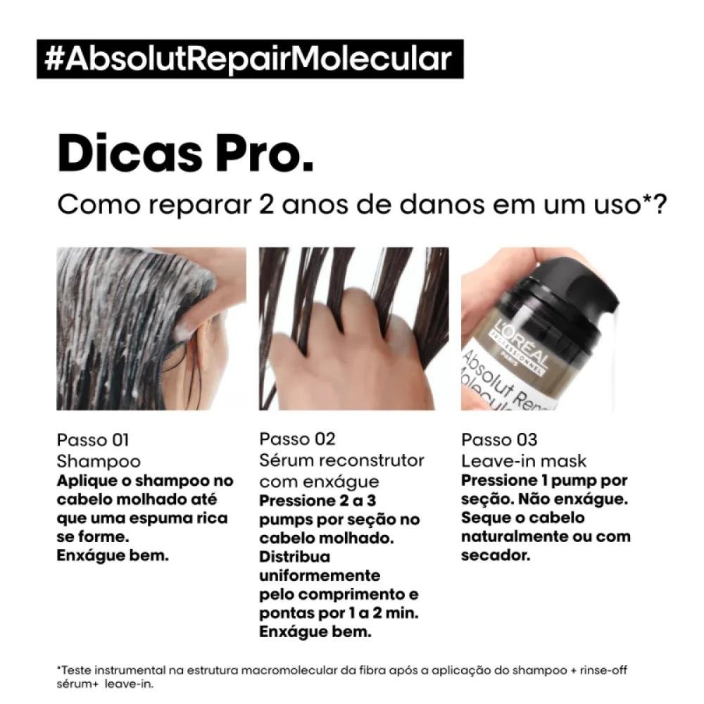 L'Oréal Professionnel Absolut Repair Molecular Shampoo 500ml 500ml 3