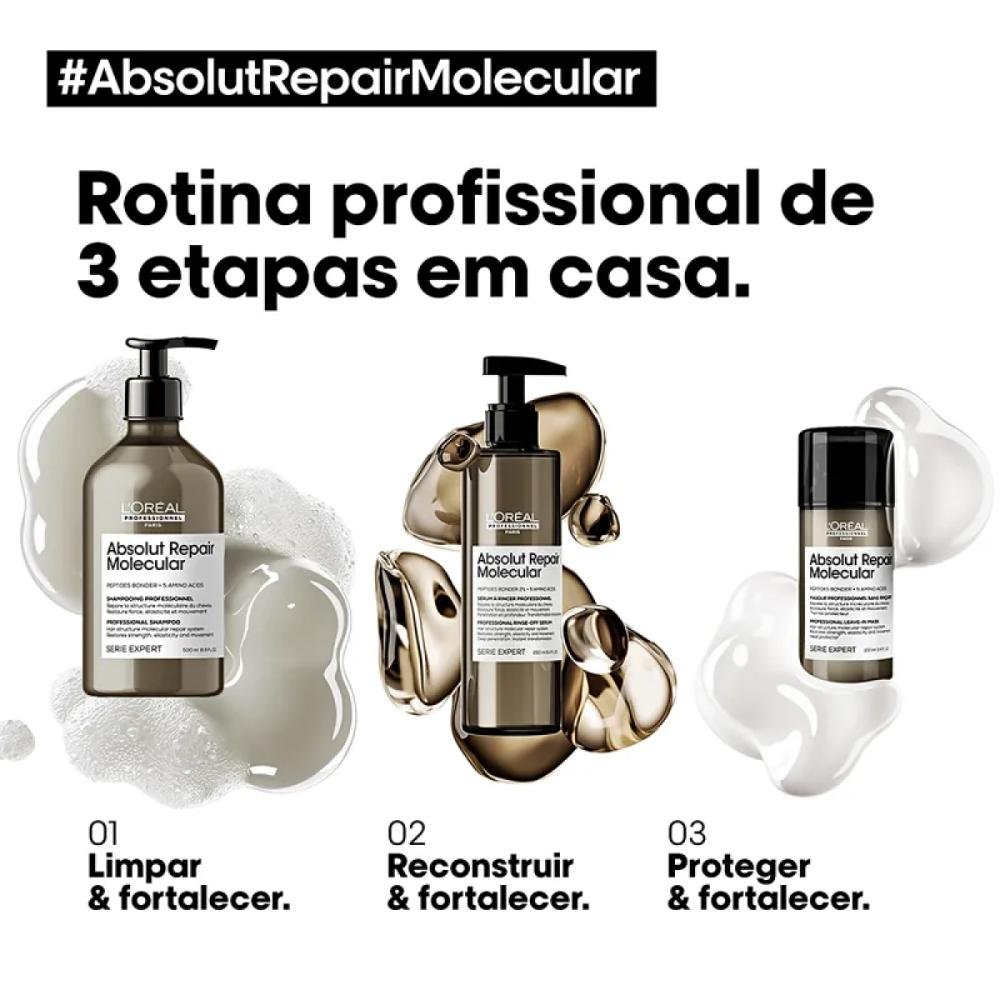 L'Oréal Professionnel Absolut Repair Molecular Shampoo 500ml 500ml 4