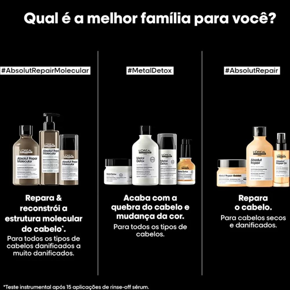 L'Oréal Professionnel Absolut Repair Molecular Shampoo 500ml 500ml 9