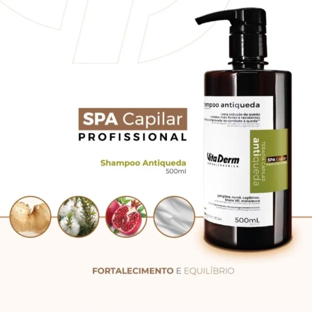 Vita Derm Terapia Capilar Antiqueda Shampoo 500ml 500ml 3