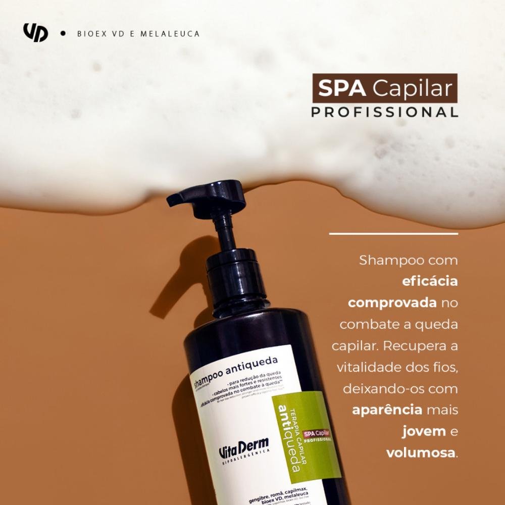 Vita Derm Terapia Capilar Antiqueda Shampoo 500ml 500ml 4