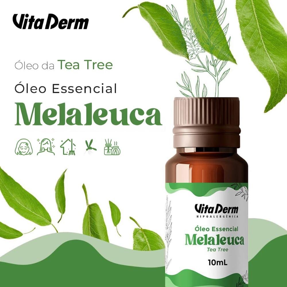 Vita Derm Óleo Essencial de Melaleuca 10ml 10ml 3