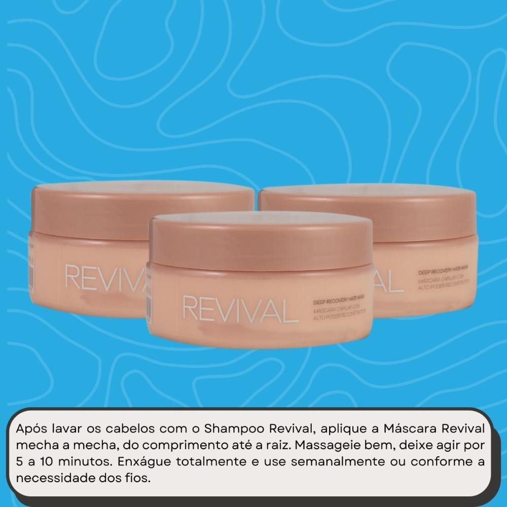 Braé Revival Kit 3 Máscara de Reconstrução 200g ÚNICO 5