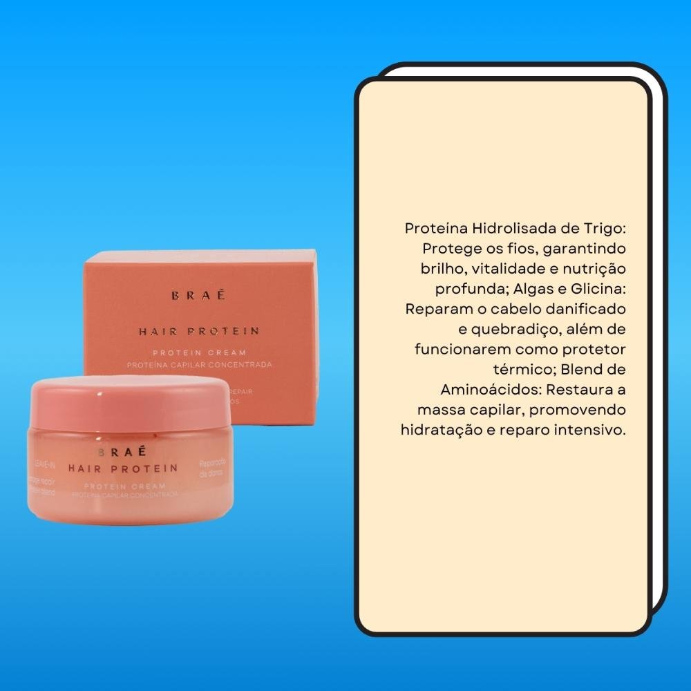 Braé Hair Protein Cream leave-in 80g 80g 3