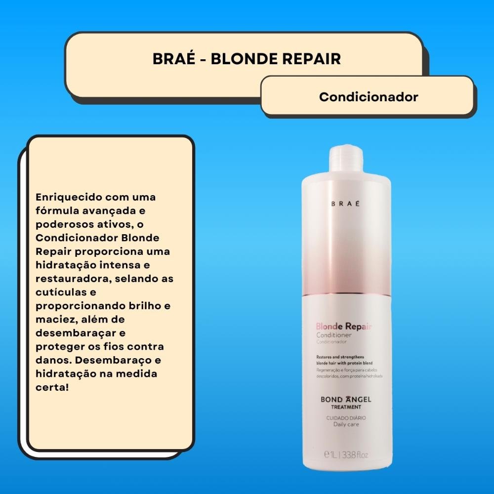 Braé Bond Angel Blonde Repair Condicionador 1L 1L 2