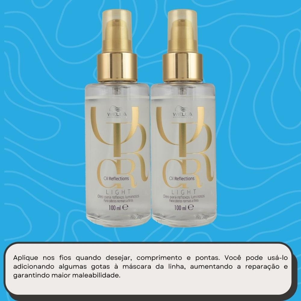 Wella Professionals Oil Reflections Light Kit 2 Óleo 100ml ÚNICO 5