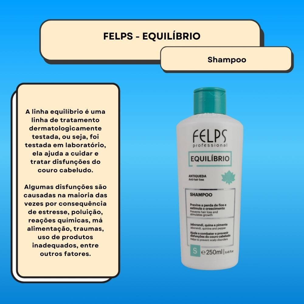 Felps Equilíbrio Jaborandi Antiqueda Shampoo 250ml 250ml 2
