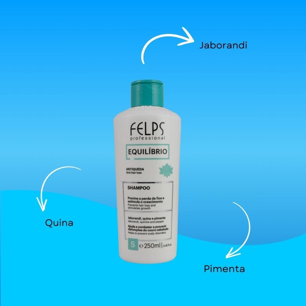 Felps Equilíbrio Jaborandi Antiqueda Shampoo 250ml 250ml 4