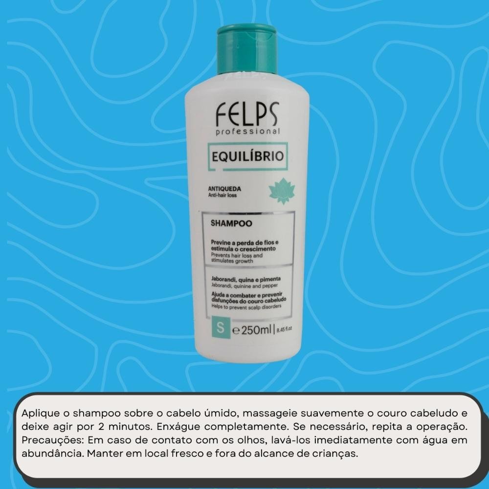 Felps Equilíbrio Jaborandi Antiqueda Shampoo 250ml 250ml 5