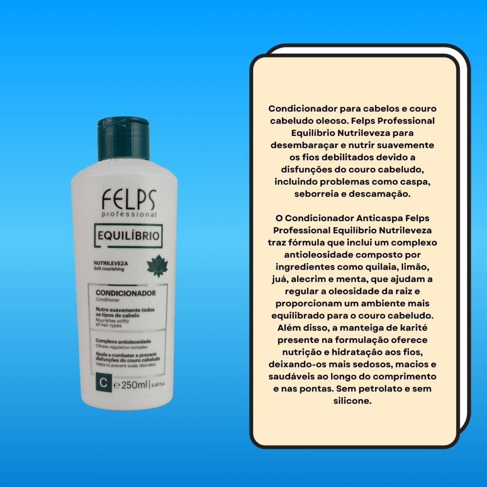 Felps Equilíbrio Condicionador Nutrileveza 250ml 250ml 3