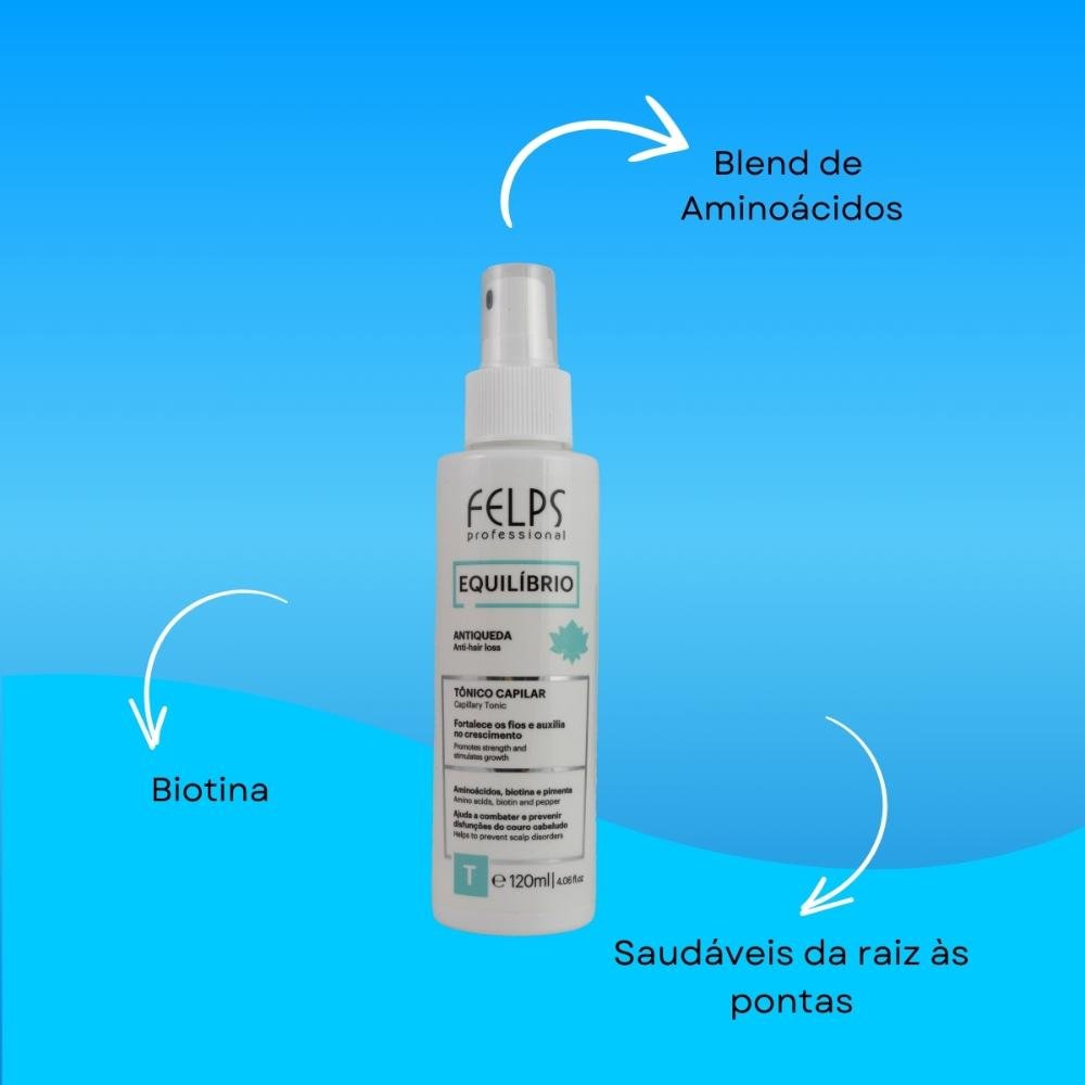 Felps Equilíbrio Antiqueda Tônico Capilar 120ml 120ml 4