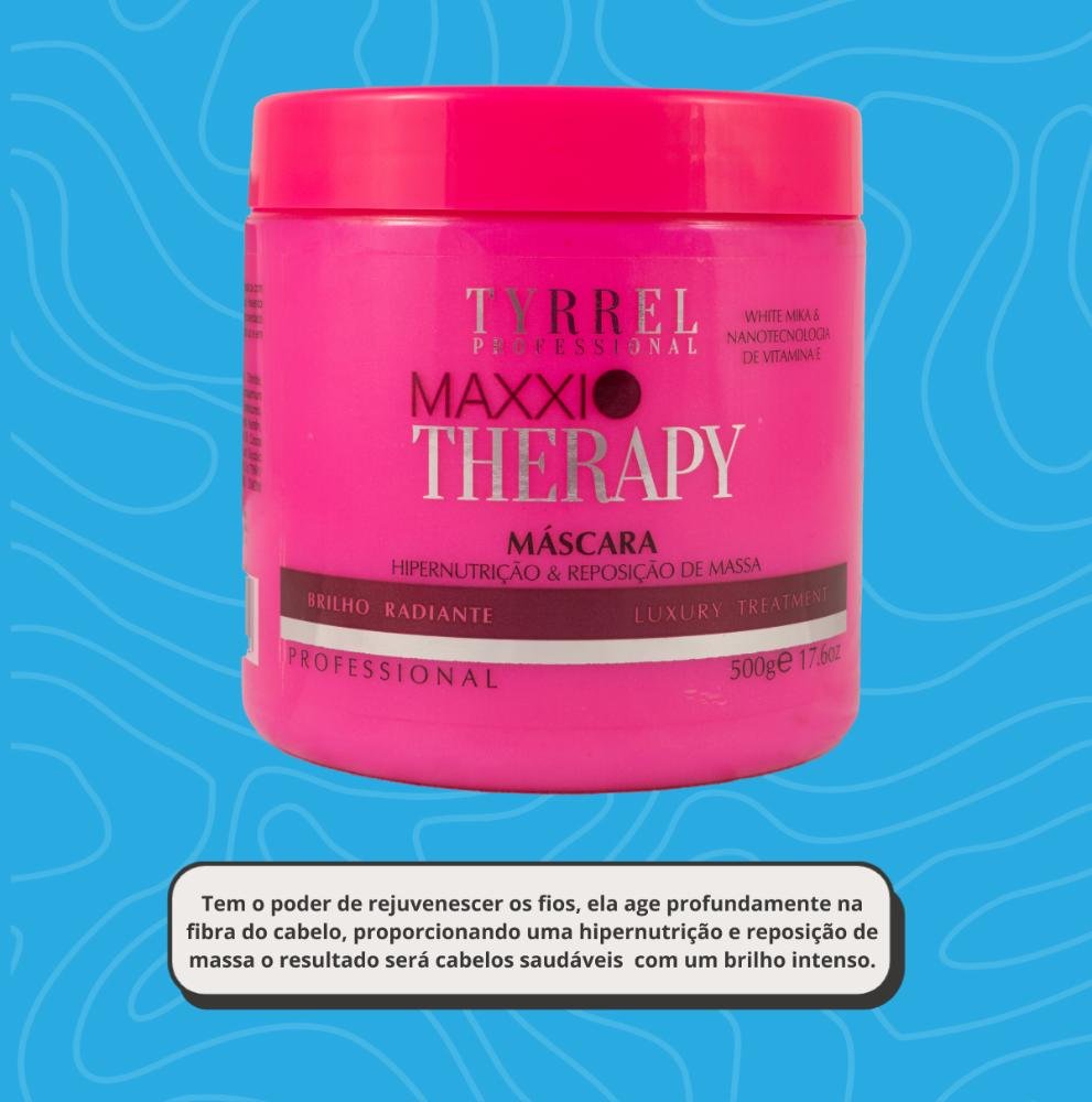 Kit Tyrrel Maxxi Therapy 2 Máscara Hipernutrição 500 g ÚNICO 4