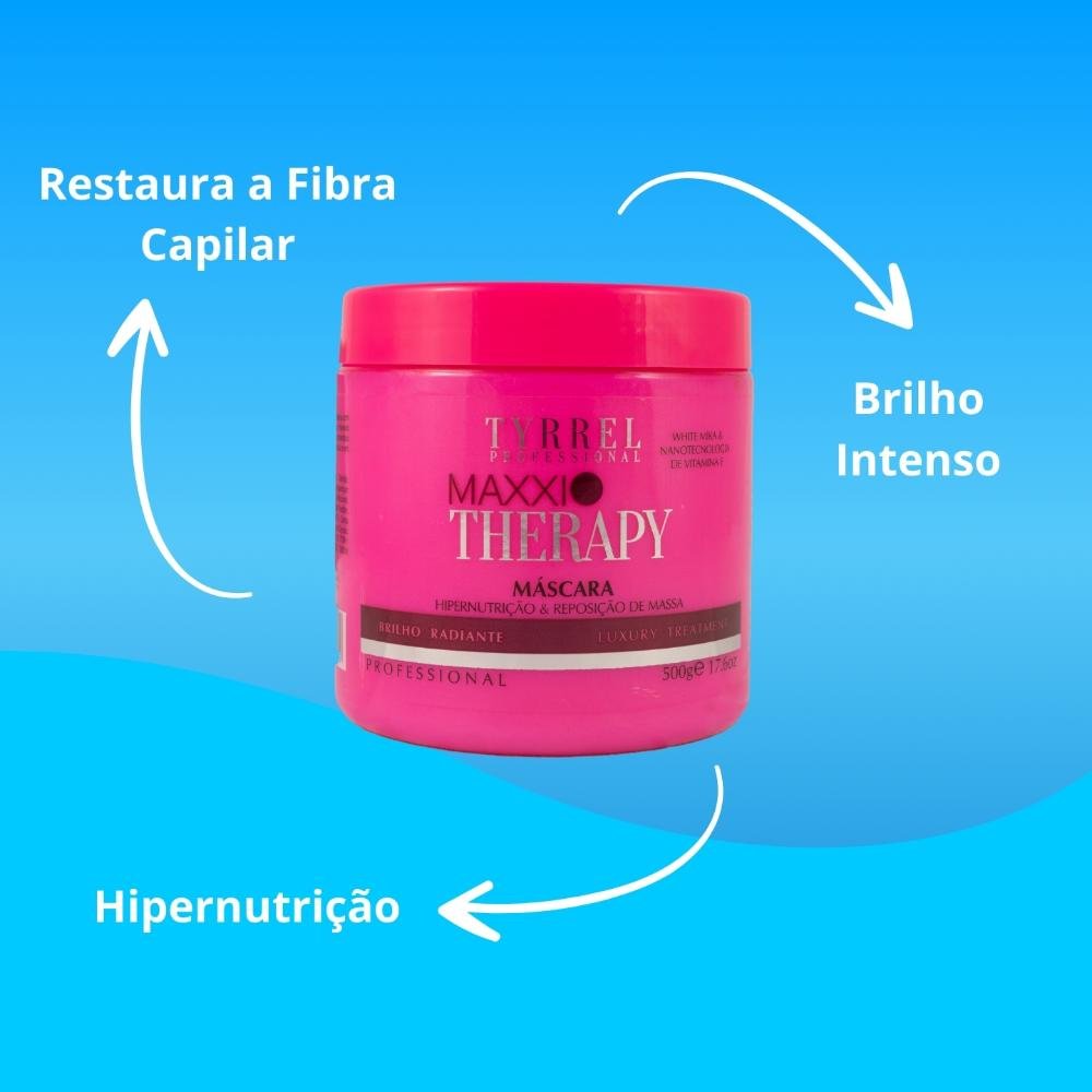 Kit Tyrrel Maxxi Therapy 2 Máscara Hipernutrição 500 g ÚNICO 5