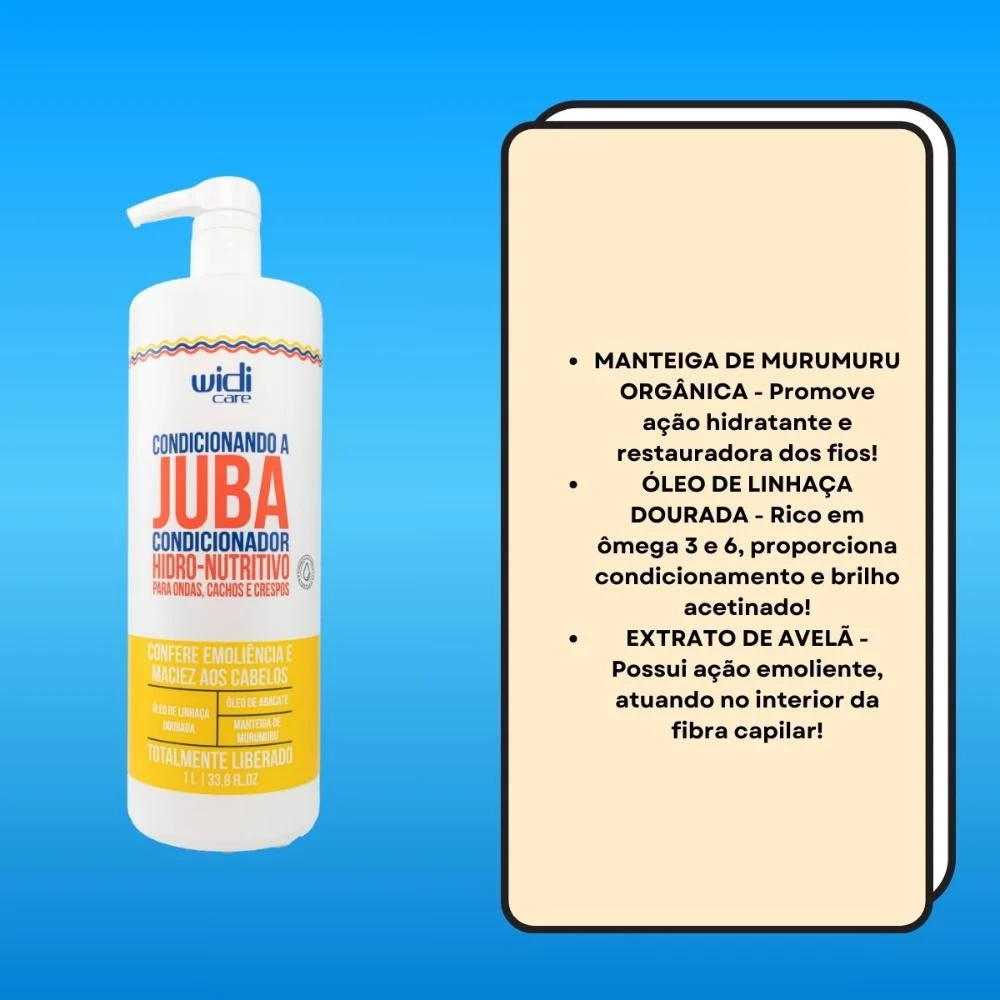 Widi Care Condicionando A Juba Condicionandor 1L 1L 3