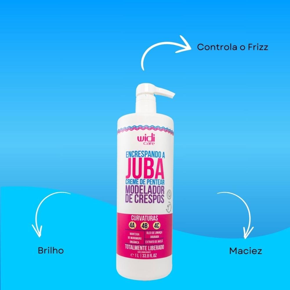 Widi Care Encrespando a Juba Creme de Pentear 1L 1L 4