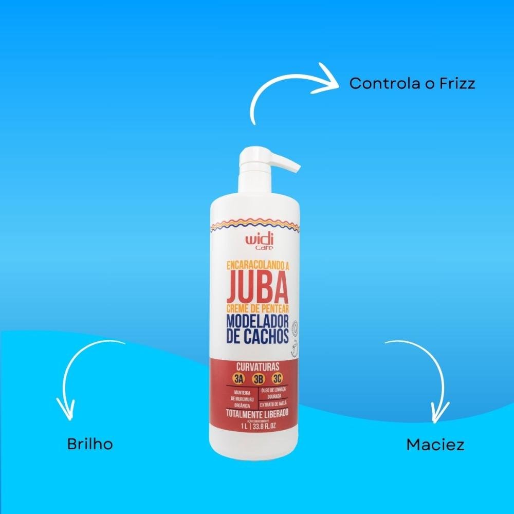 Widi Care Encaracolando a Juba Creme de Pentear 1L 1L 4