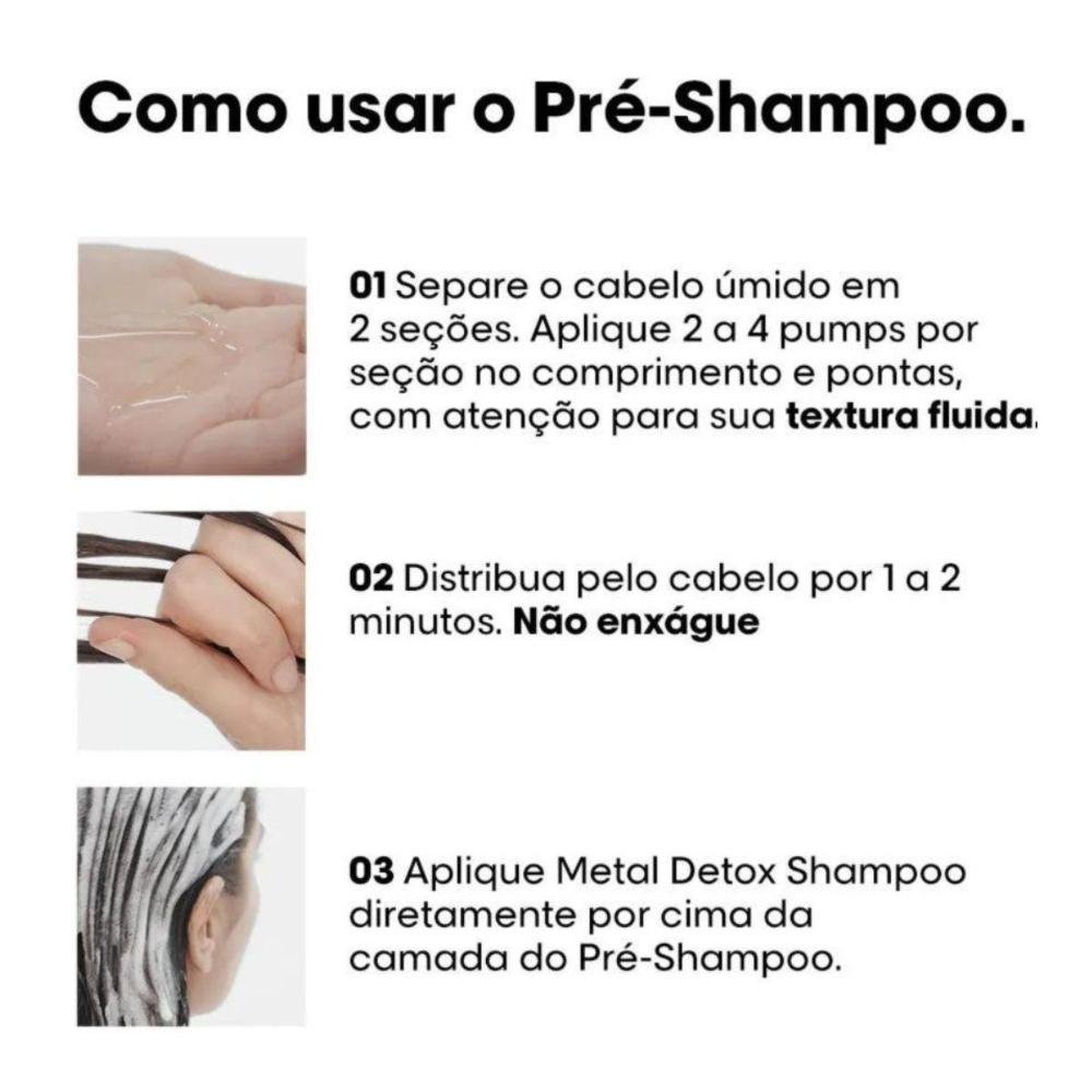 L'Oréal Professionnel Metal Detox Pré Shampoo 250ml 250ml 3