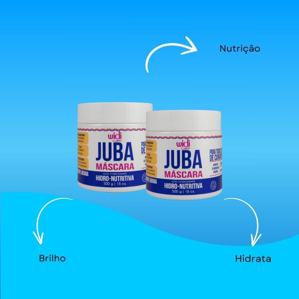 Widi Care Juba Hidro Nutritiva Kit 2 Máscaras 500g ÚNICO 4