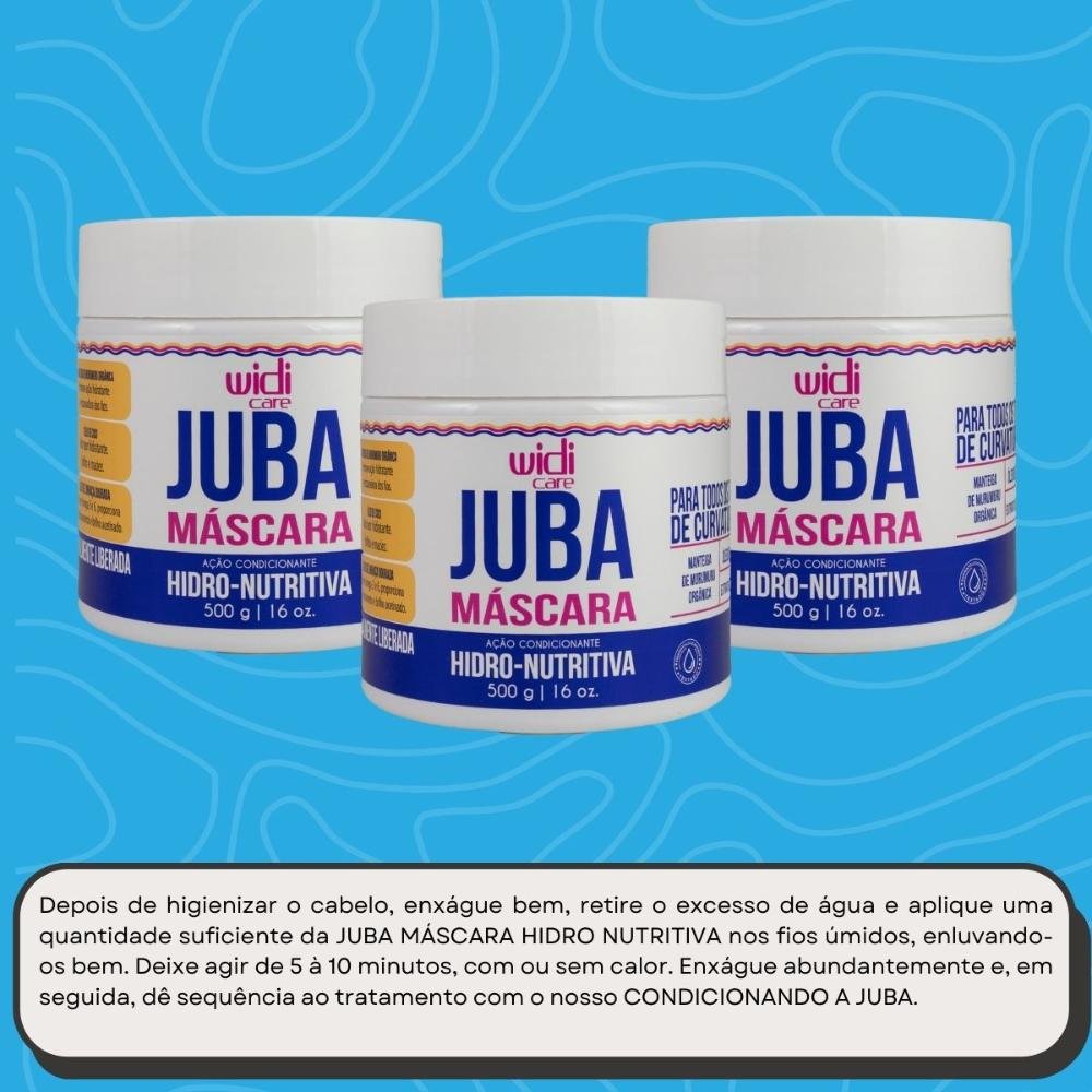 Widi Care Juba Hidro-Nutritiva Kit 3 Máscaras 500g ÚNICO 5