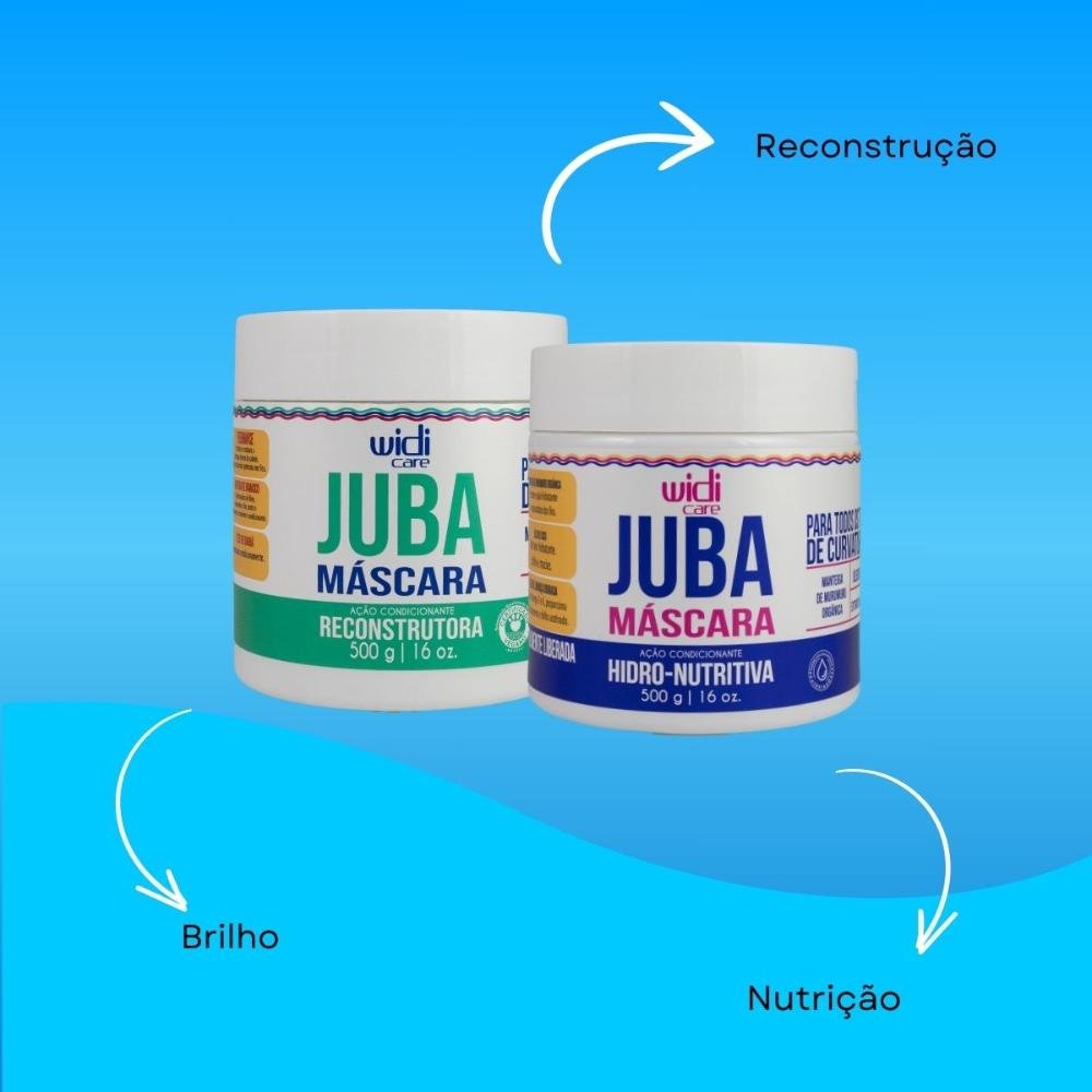 Widi Care Juba Reconstrutura e Nutritiva Kit 2 Máscaras 500g ÚNICO 4