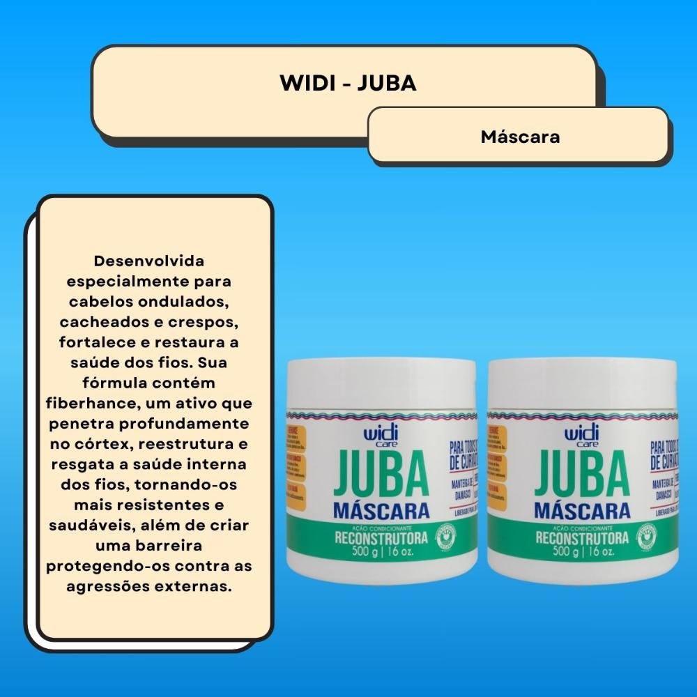 Widi Care Juba Reconstrutura Kit 2 Máscaras 500g ÚNICO 2