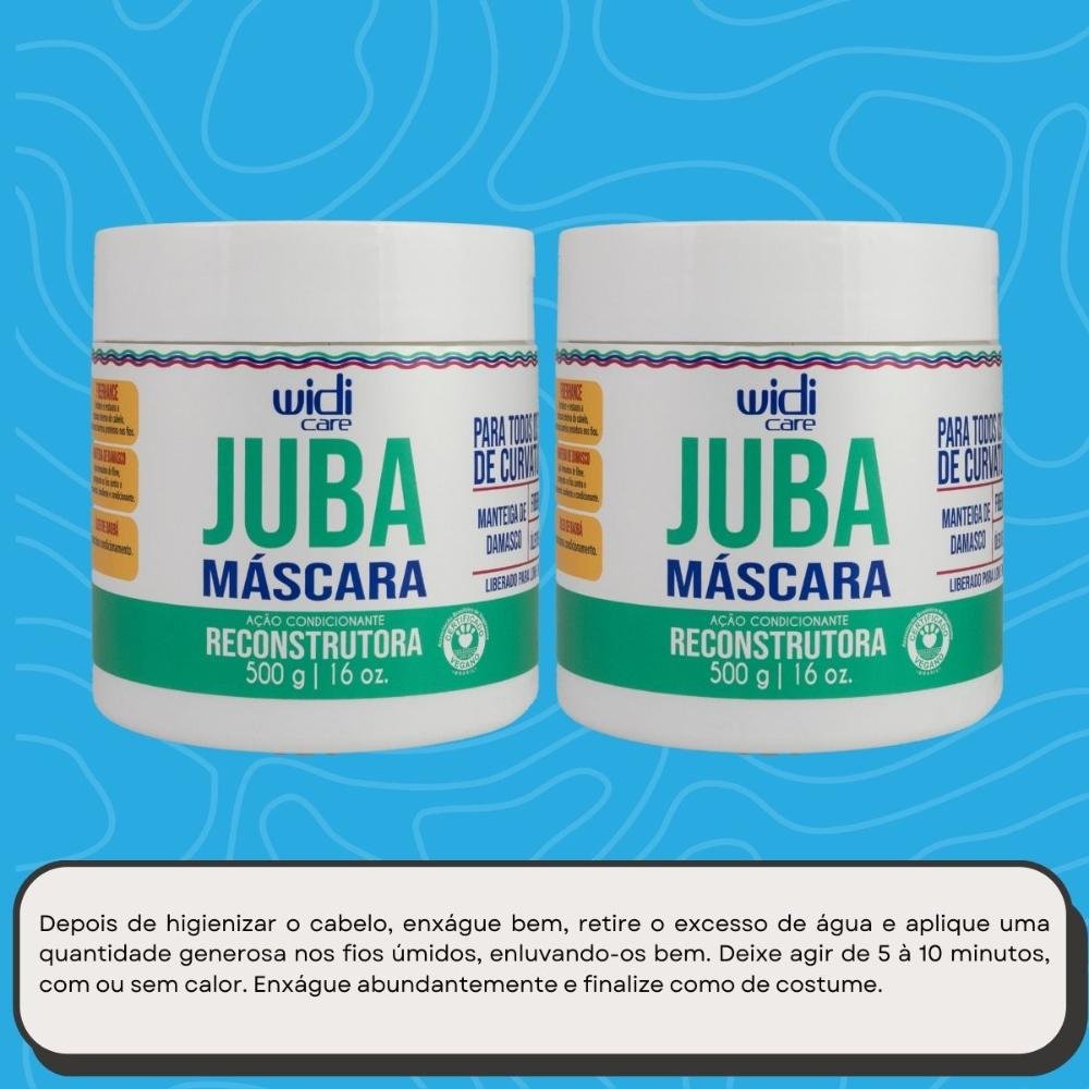 Widi Care Juba Reconstrutura Kit 2 Máscaras 500g ÚNICO 5