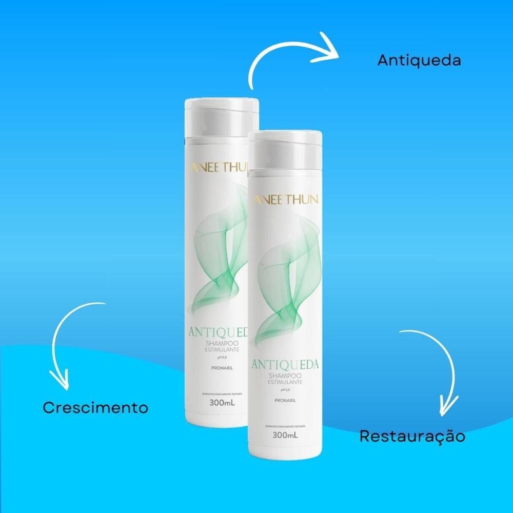 Kit Aneethun Antiqueda 2 Shampoo Estimulante 300 ml 300ml 4