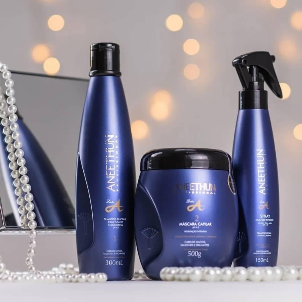 Kit Aneethun Linha A 2 Máscara Capilar 500 g 500g 3