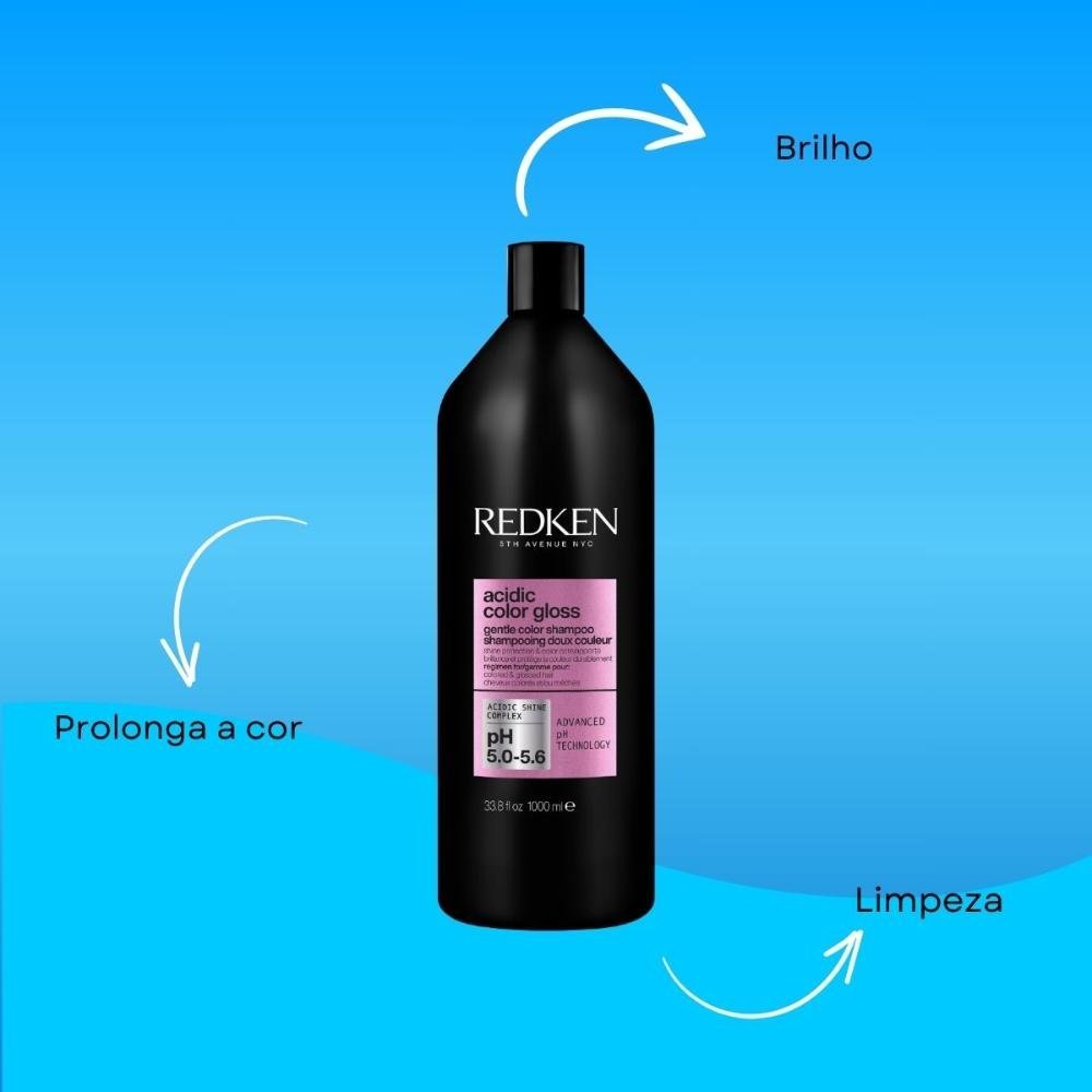 Redken Acidic Color Gloss Shampoo 1000ml 1L 4