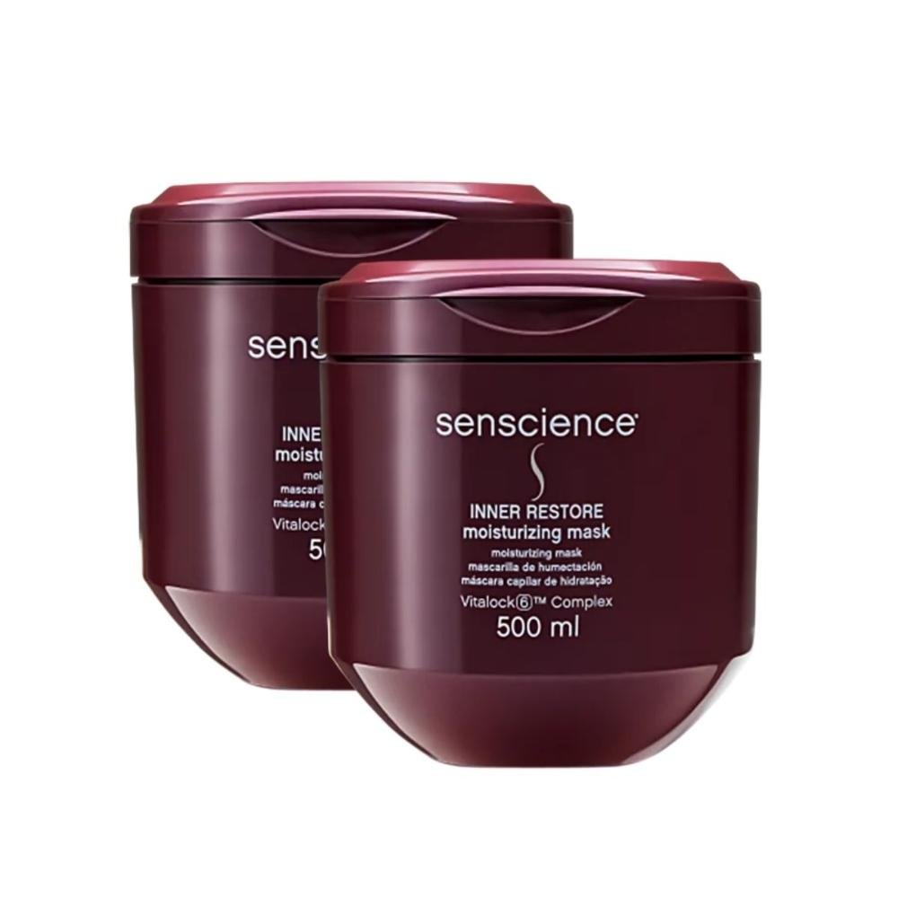 KIt Senscience Inner Restore 2 Máscara De Hidratação 500 ml