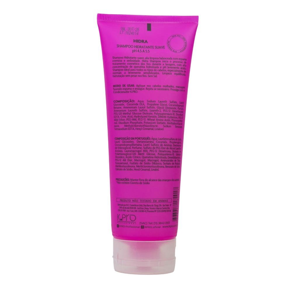 K.Pro Profissional Hidratante Suave Shampoo 240ml 240ml 3