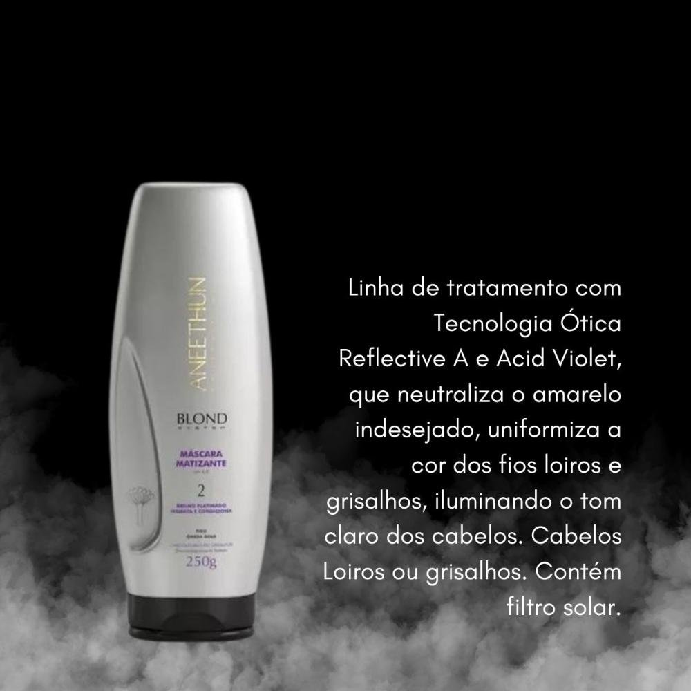 Kit Aneethun Blond System 2 Máscara Matizante 250 g 250g 3