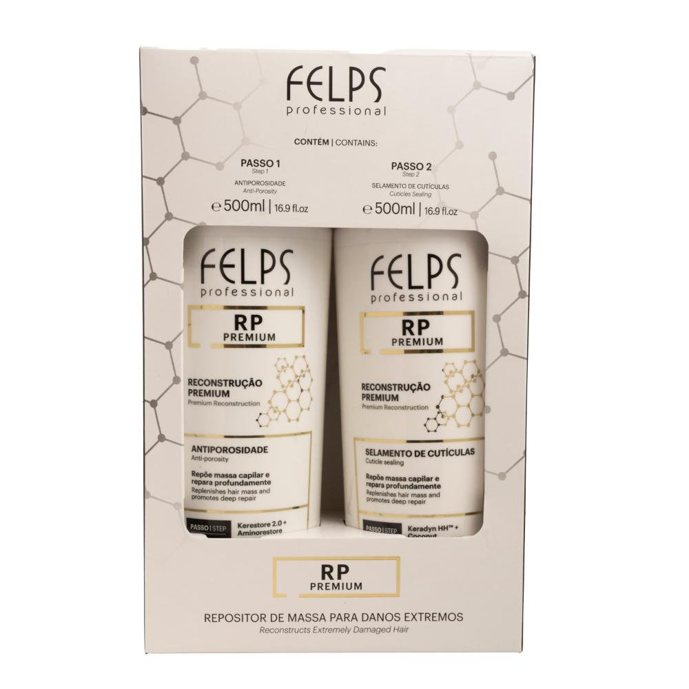 Felps Professional RP Premium Kit Reconstrução 500ml ÚNICO 1