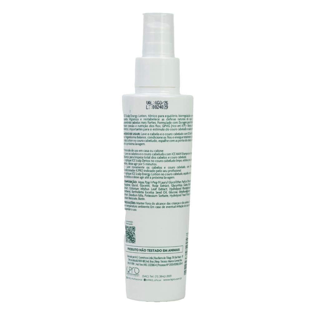 K.Pro Profissional Ice Scalp Energy Tônico Capilar 135ml 135ml 3