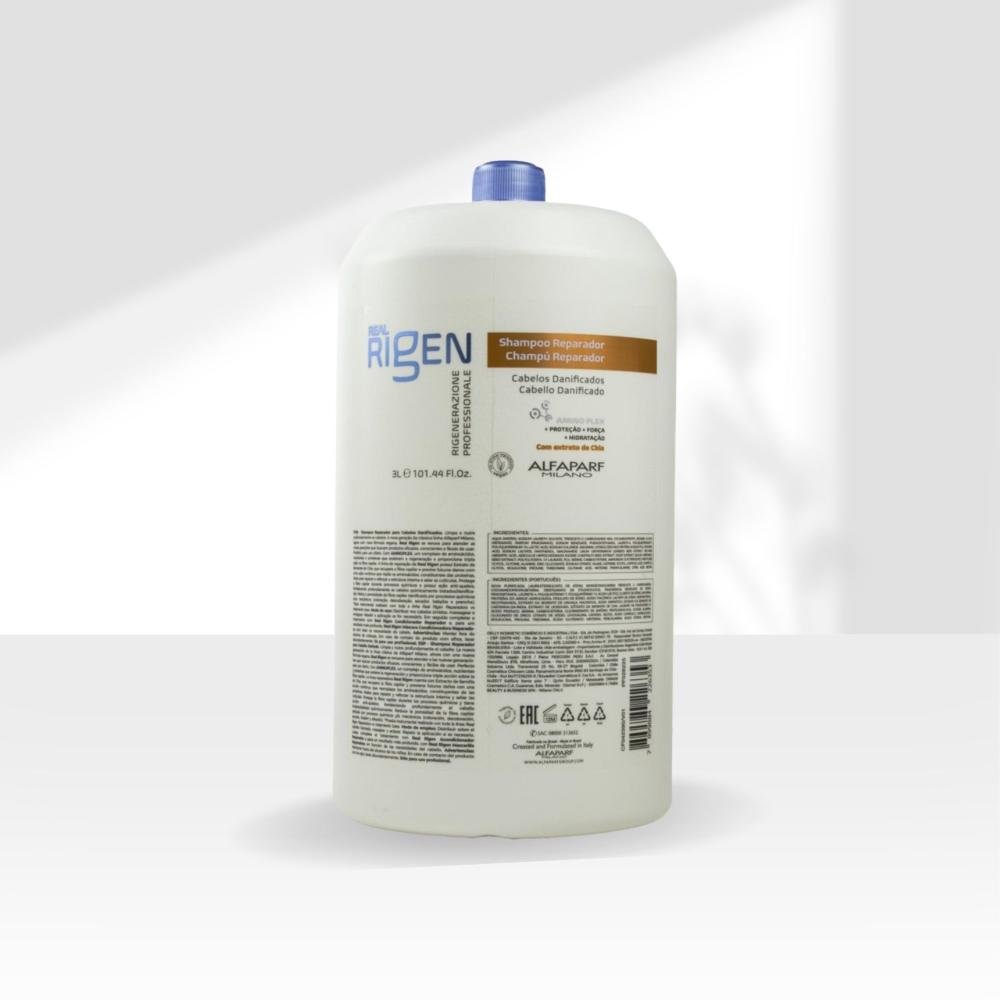 Shampoo Alfaparf Milano Real Rigen Reparador 3 Litros 3L 3