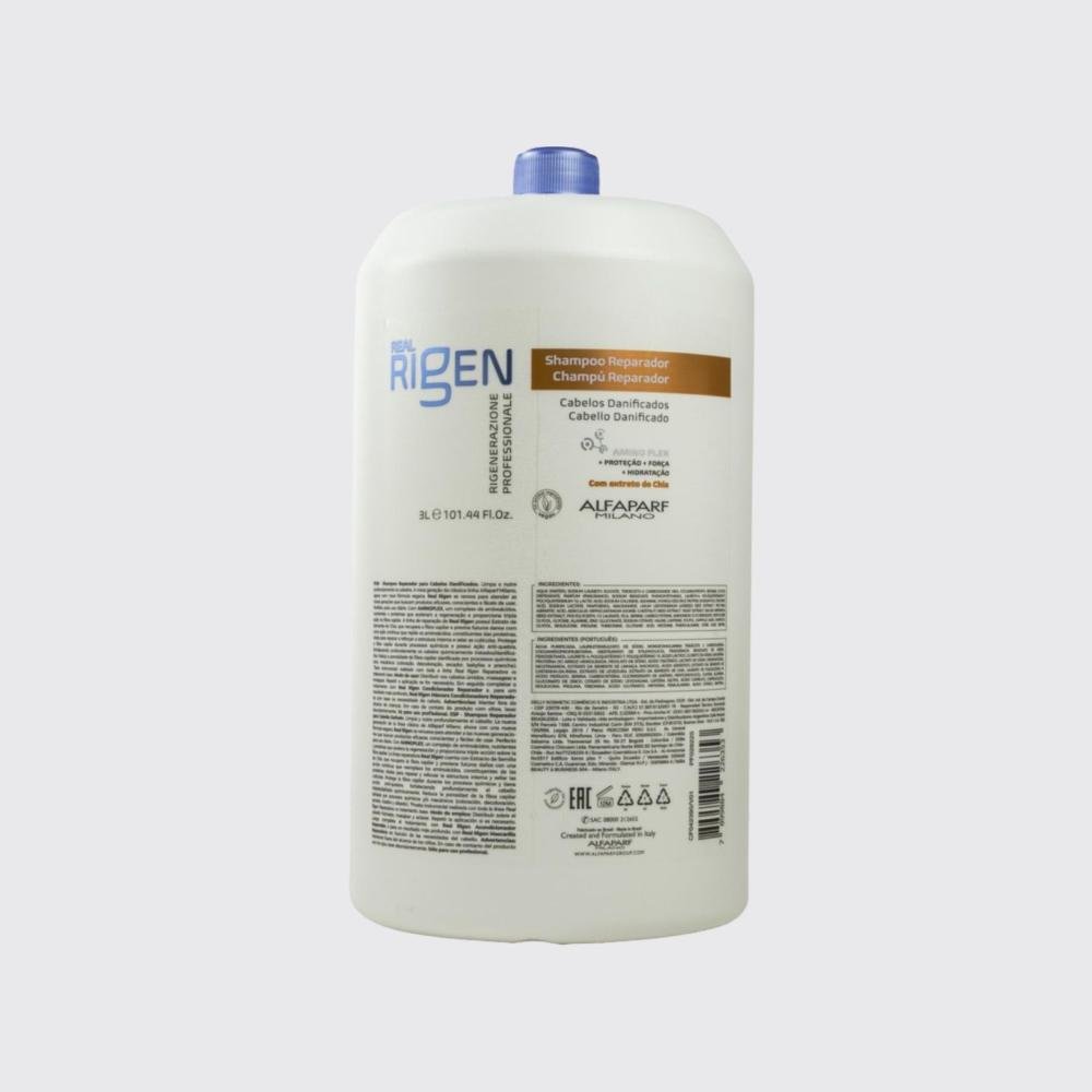 Shampoo Alfaparf Milano Real Rigen Reparador 3 Litros 3L 4