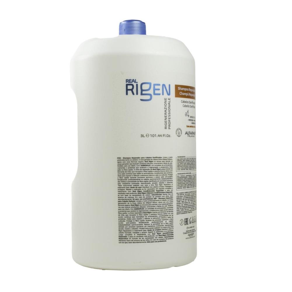 Shampoo Alfaparf Milano Real Rigen Reparador 3 Litros 3L 6